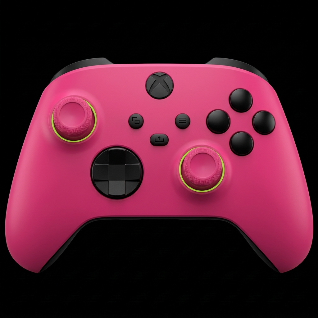 XBOX controller with illuminated TMR anti-drift joysticks